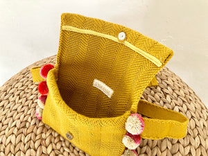 Ali Pompon Belt Bag Mustard
